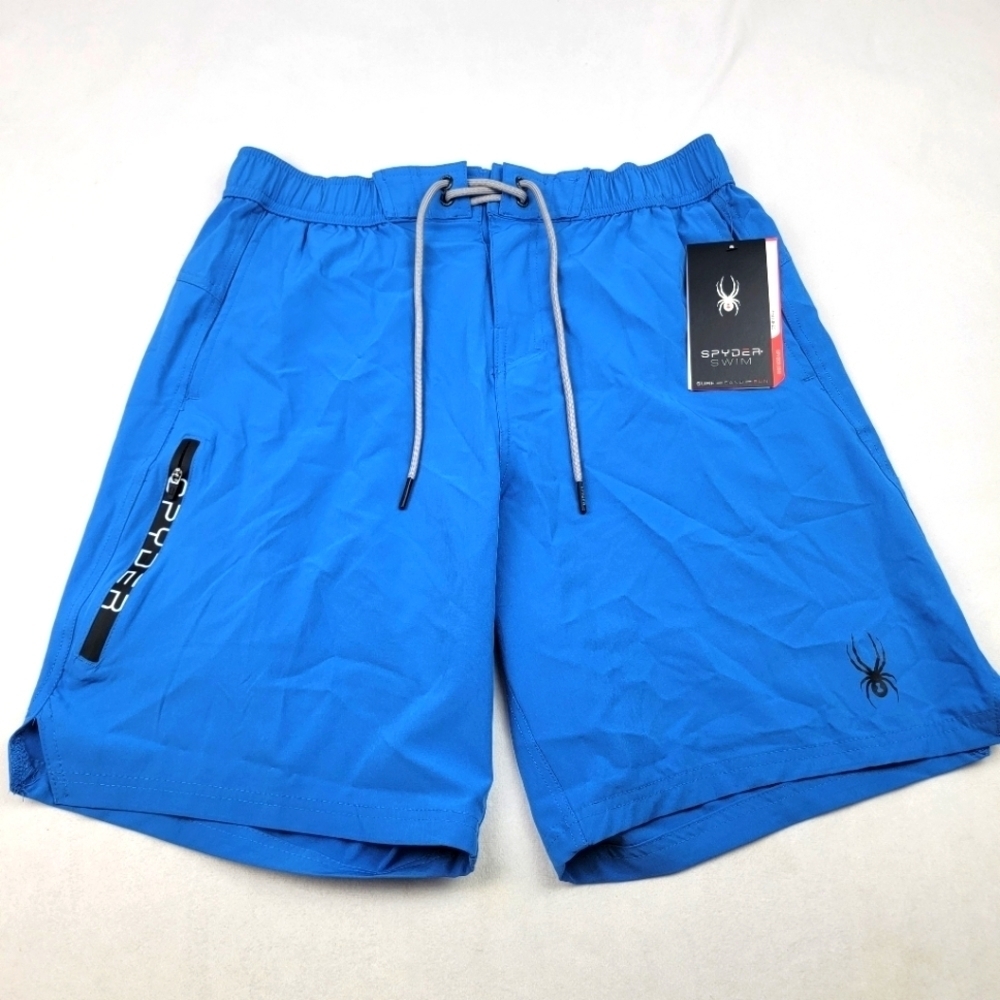 NWT Spyder Swim lacefront UV protection quick dry stretch bathing suit shorts